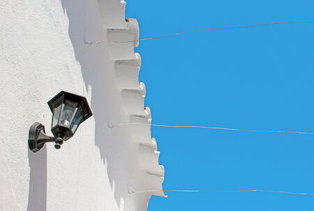 Lamp and roof