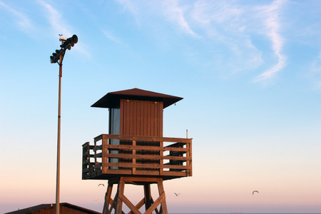 Tower lifeguardの写真素材