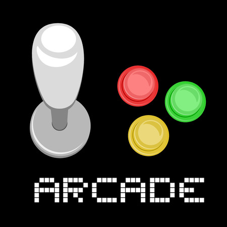 Arcade controlのイラスト素材