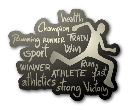 Athlete iconのイラスト素材