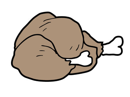 Tasty chickenのイラスト素材