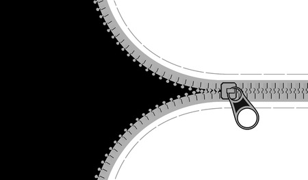 Zipper cardのイラスト素材