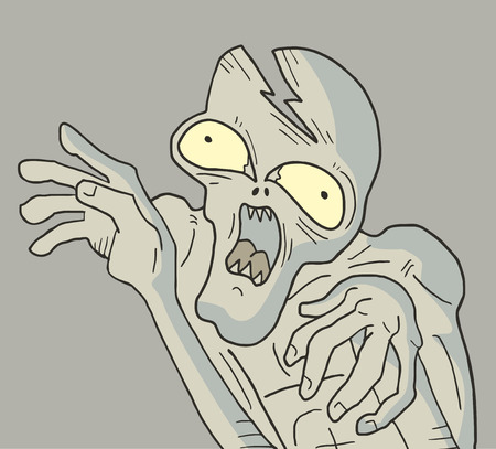 Cry skeletonのイラスト素材