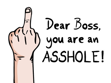 Insult bossのイラスト素材