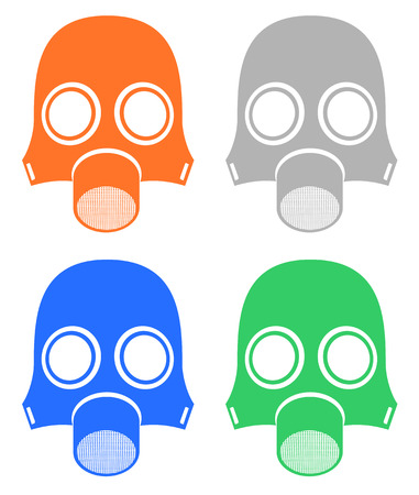 Four mask radiationのイラスト素材