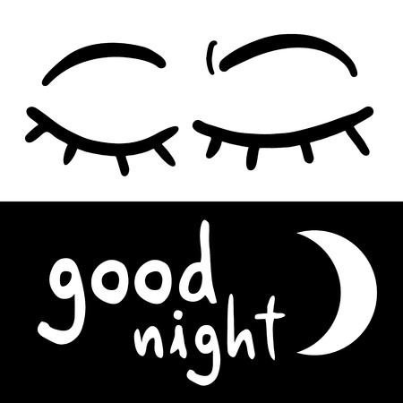 Good night symbolのイラスト素材