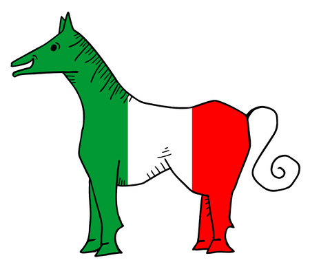 Italy horseのイラスト素材