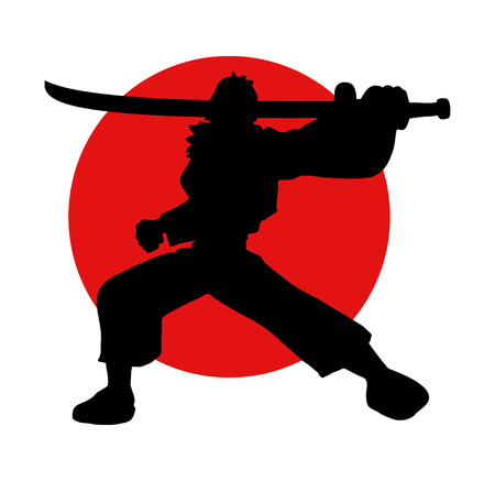 Samurai japaneseのイラスト素材