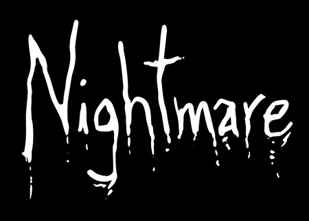 Nightmare messageのイラスト素材