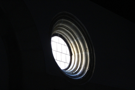 Circle church windowの写真素材