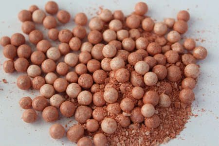 many chocolate cerealsの写真素材