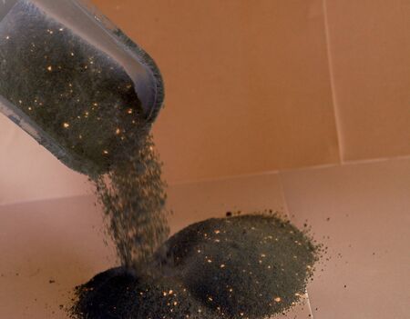 coal dustの写真素材