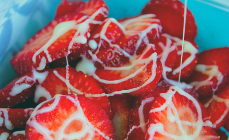 tasty strawberryの写真素材