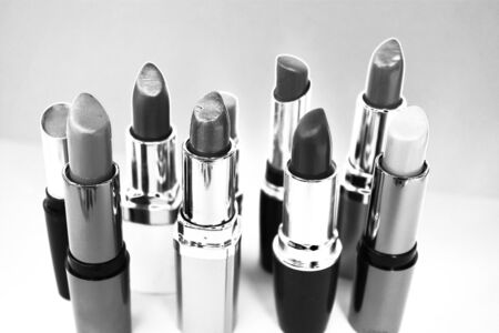 Grey lipstickの写真素材
