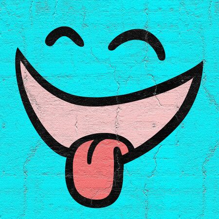 Blue maskの写真素材