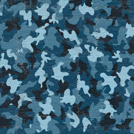 Blue camouflageの写真素材