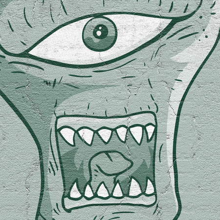 Face alienの写真素材