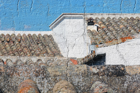 Many roofの写真素材