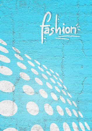 Blue fashion coverの写真素材