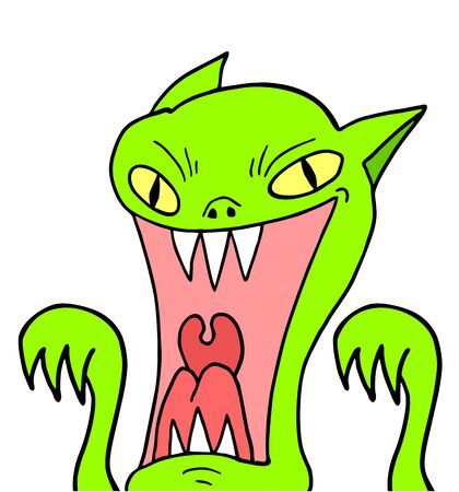 green catのイラスト素材