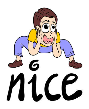 happy expressionのイラスト素材