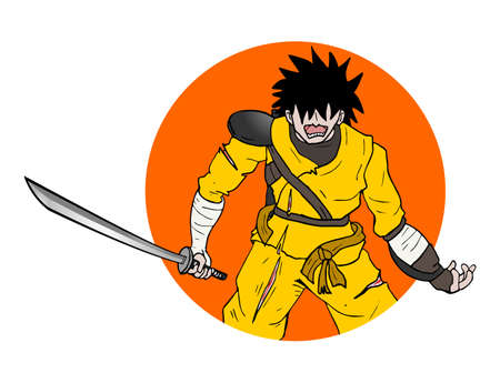 hurt warriorのイラスト素材