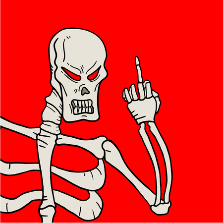 rebel skullのイラスト素材