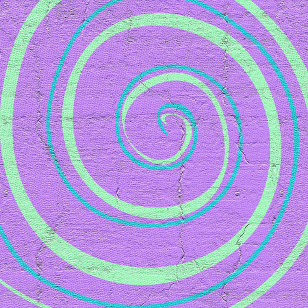 Spiral design with texture