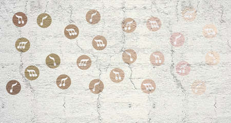 Music coverの写真素材