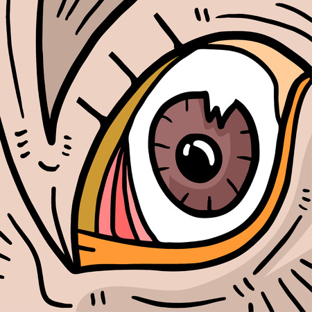 artistic eyeのイラスト素材
