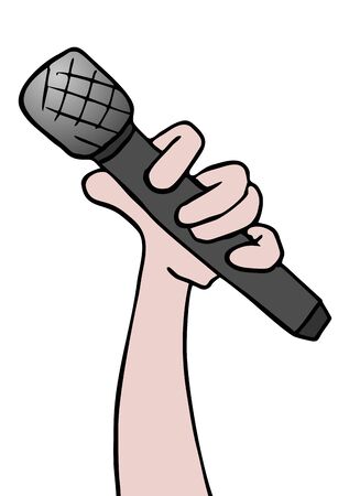 microphone illustrationのイラスト素材