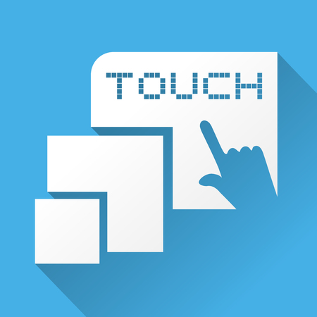 touch iconのイラスト素材
