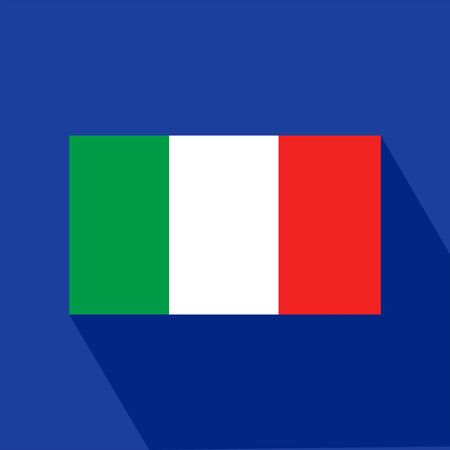 Italy flag iconのイラスト素材