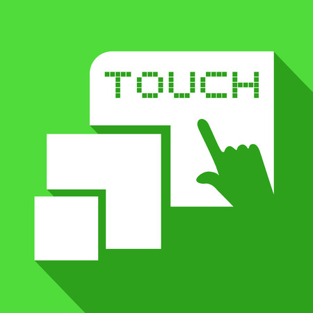 touch signのイラスト素材