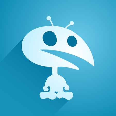 small alien iconのイラスト素材