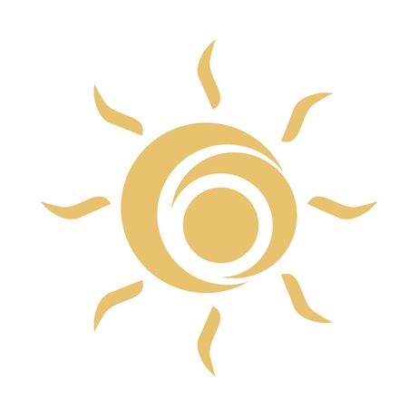 sun iconのイラスト素材