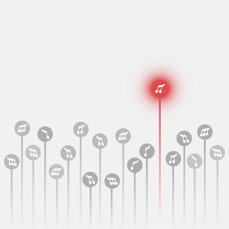 musical symbolのイラスト素材