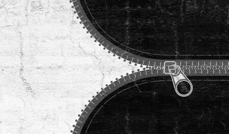 Zipper cardの写真素材