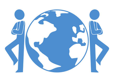 world conquest symbolのイラスト素材