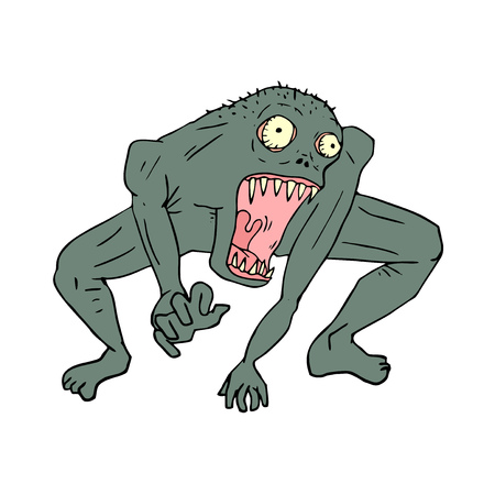 monster drawのイラスト素材