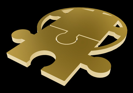 puzzle symbolの写真素材