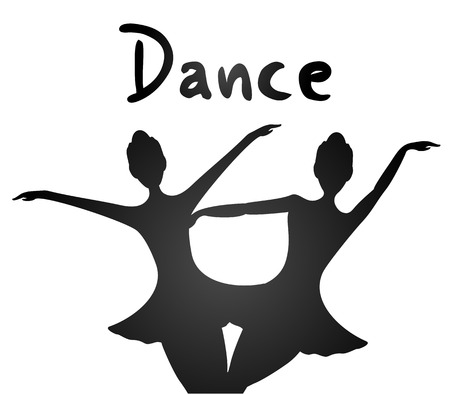 dancer girl symbolのイラスト素材