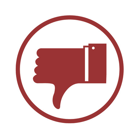 dislike iconのイラスト素材