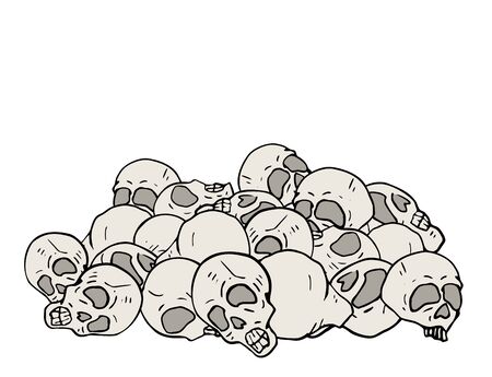 skeleton illustrationのイラスト素材