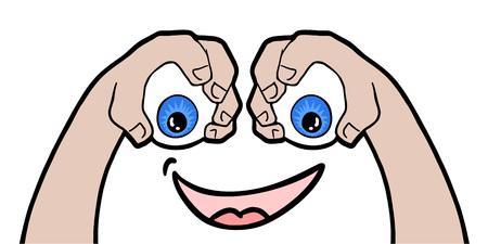 imaginative faceのイラスト素材