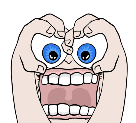 imaginative headのイラスト素材