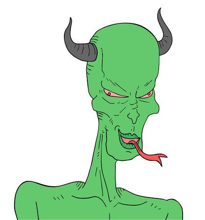 creative cartoon characterのイラスト素材