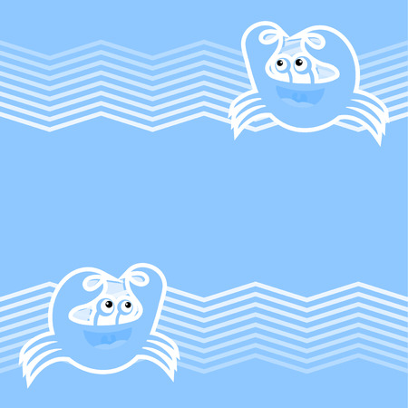 funny crabのイラスト素材