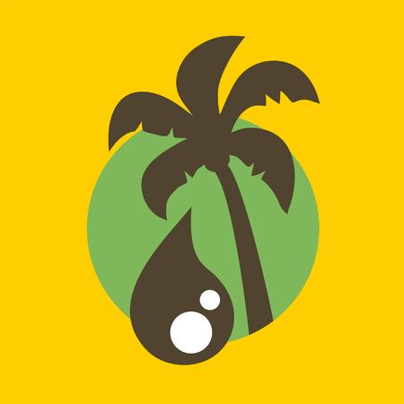 palm oil symbolのイラスト素材