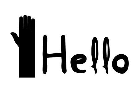 hello symbolのイラスト素材